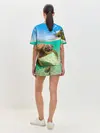 Женская пижама с шортами / Морская черепашка