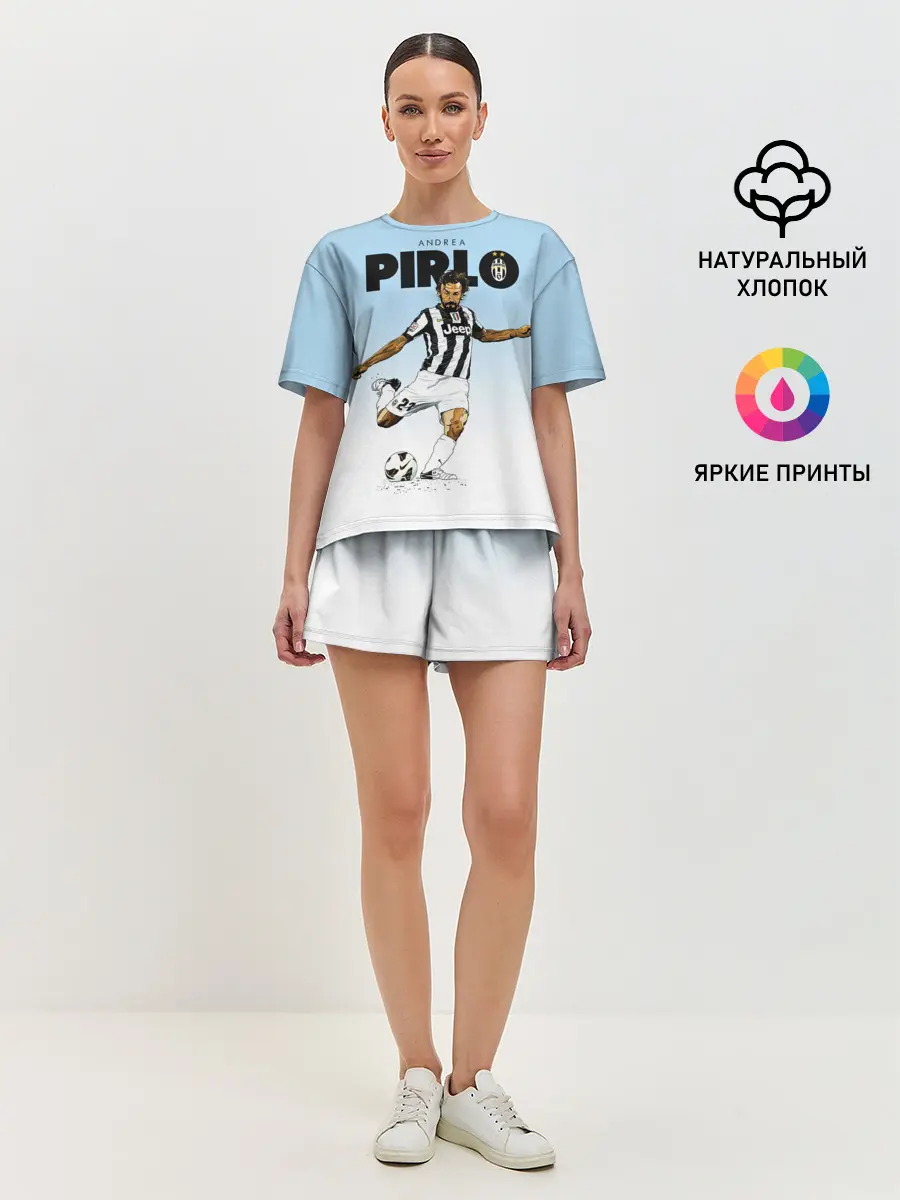 Женская пижама с шортами / Андреа Пирло