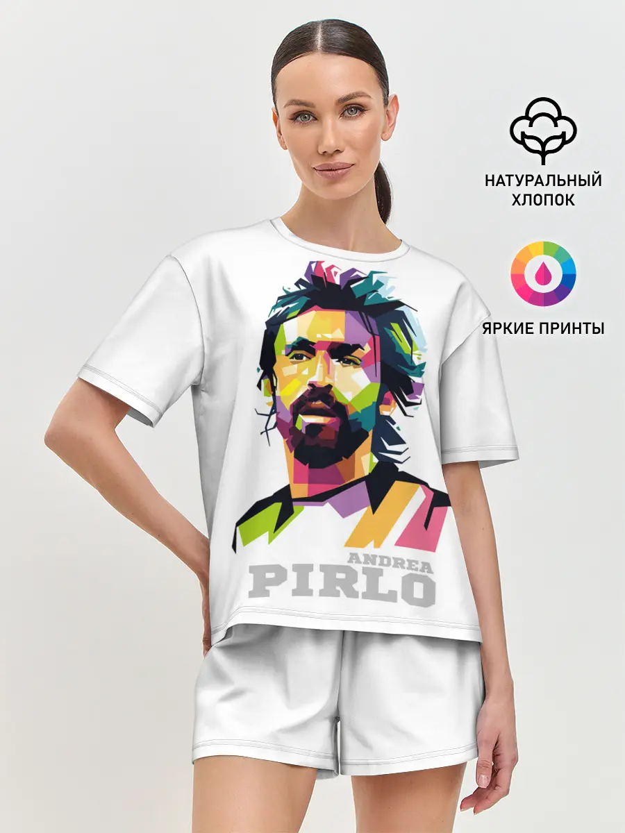 Женская пижама с шортами / Андреа Пирло