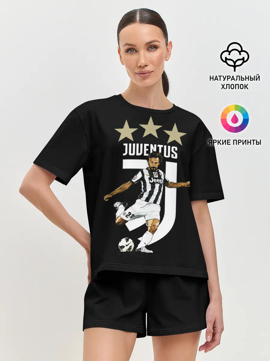 Женская пижама с шортами / Андреа Пирло