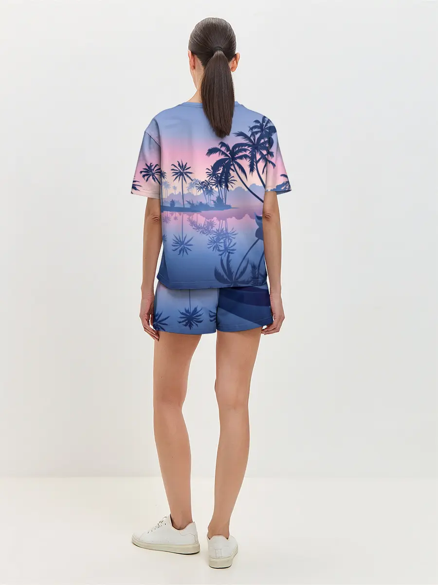 Женская пижама с шортами / Тихая заводь