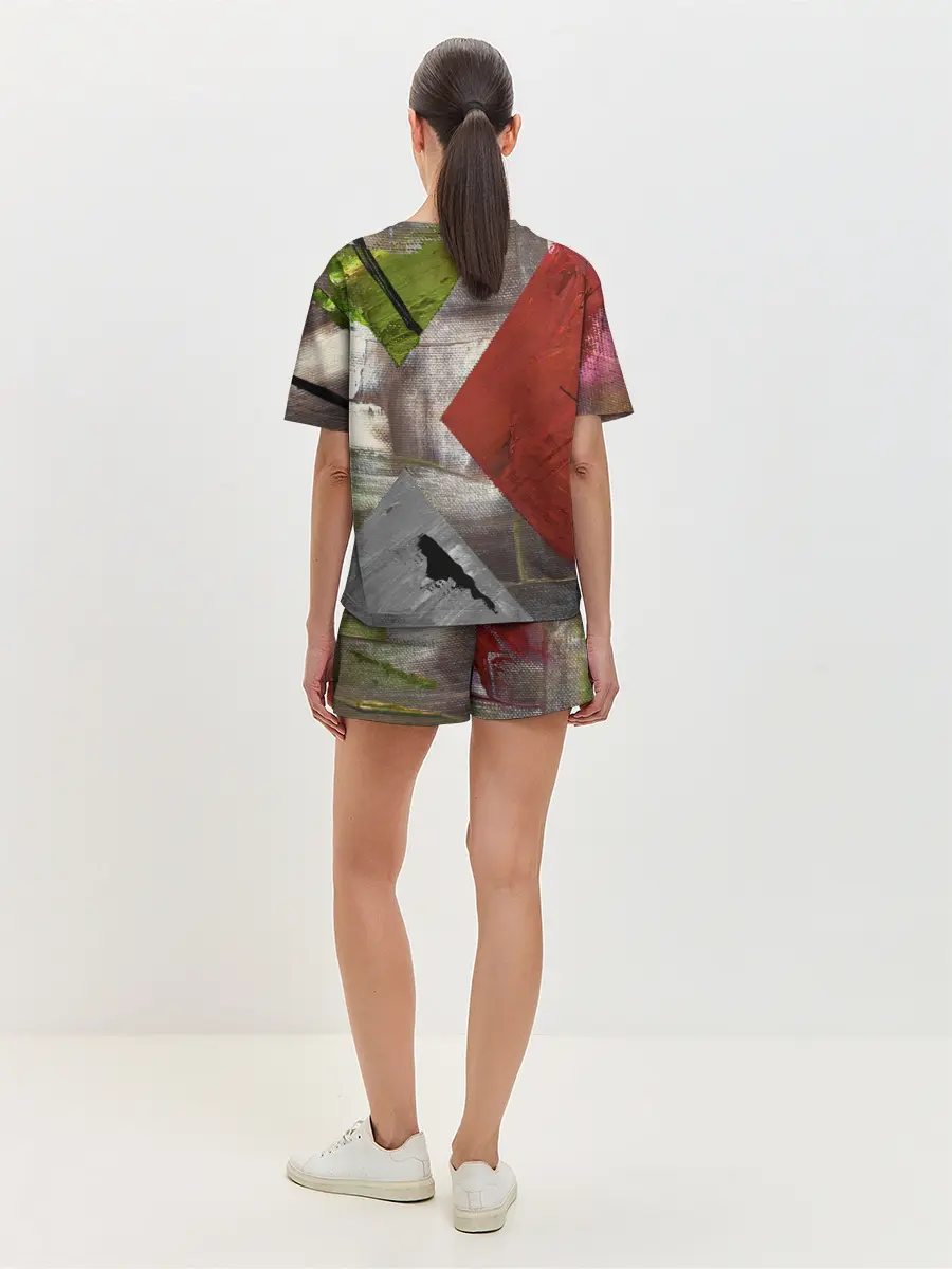 Женская пижама с шортами / Art Abstraction