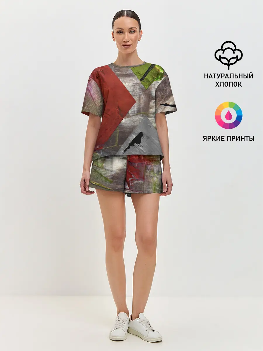 Женская пижама с шортами / Art Abstraction
