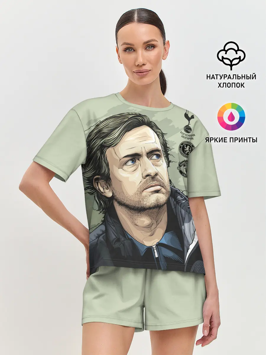 Женская пижама с шортами / Жозе Моуринью