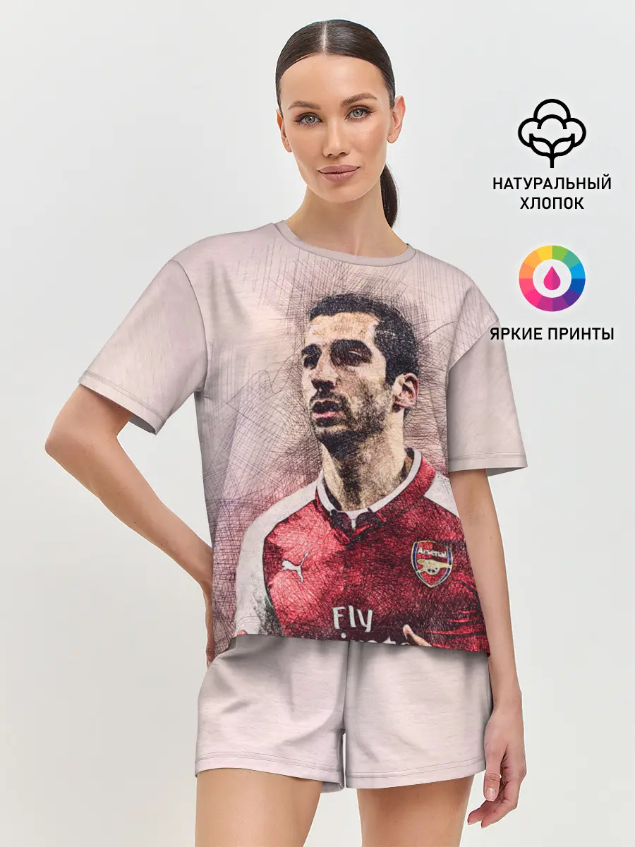 Женская пижама с шортами / Генрих Мхитарян