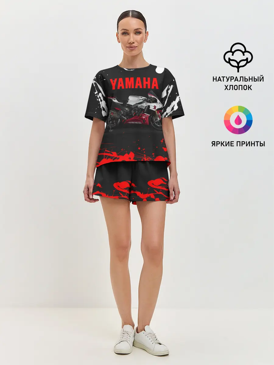 Женская пижама с шортами / YAMAHA [004]
