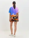 Женская пижама с шортами / Осьминог в Лаве | Градиент