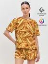 Женская пижама с шортами / Картошечка ФРИ