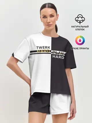 Женская пижама с шортами / Twerk hard