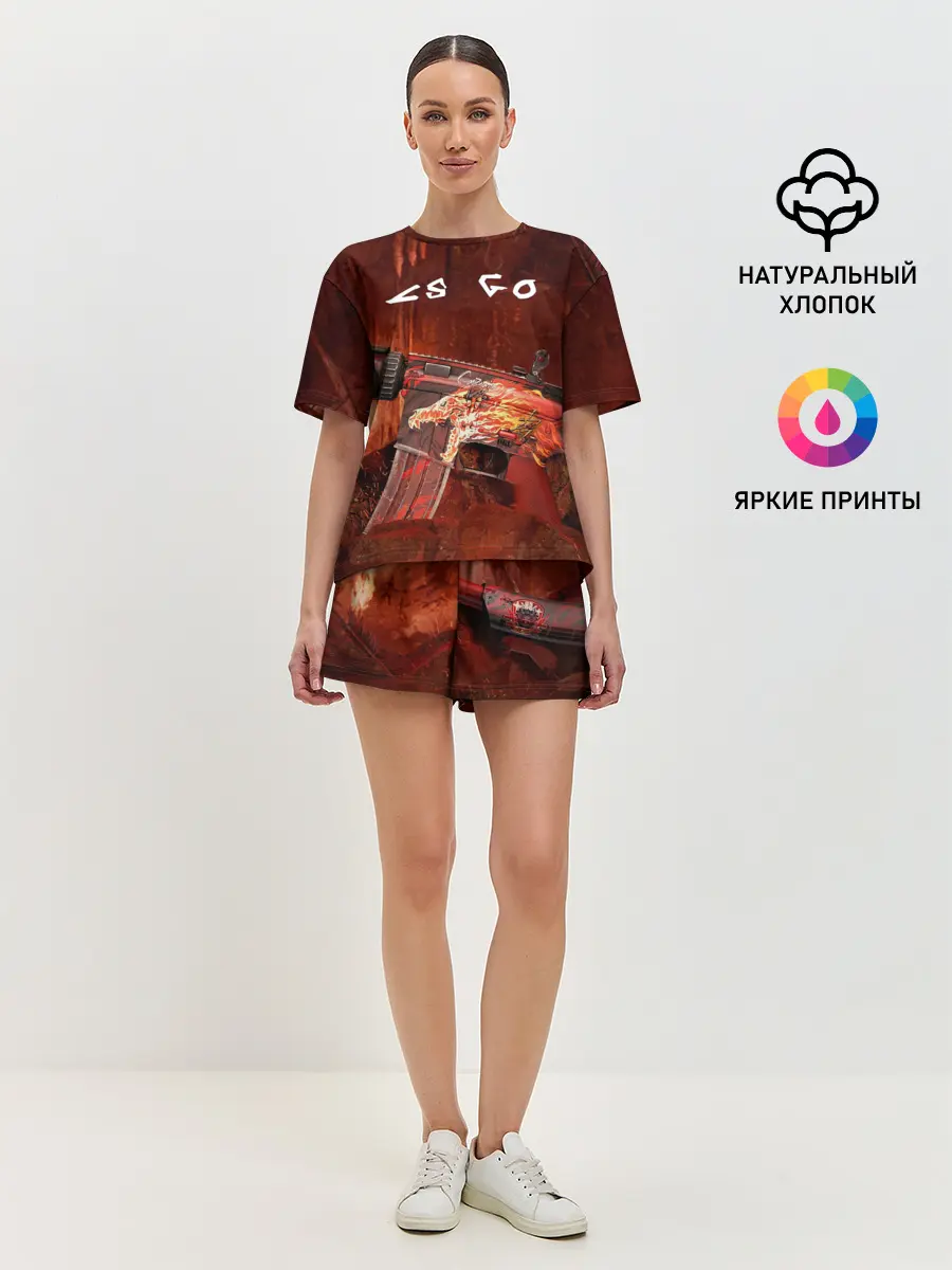 Женская пижама с шортами / CS GO M4A4 HOWI