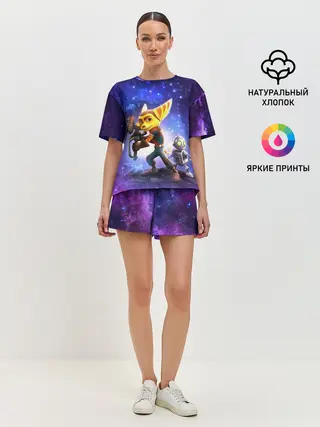Женская пижама с шортами / Ratchet & Clank game