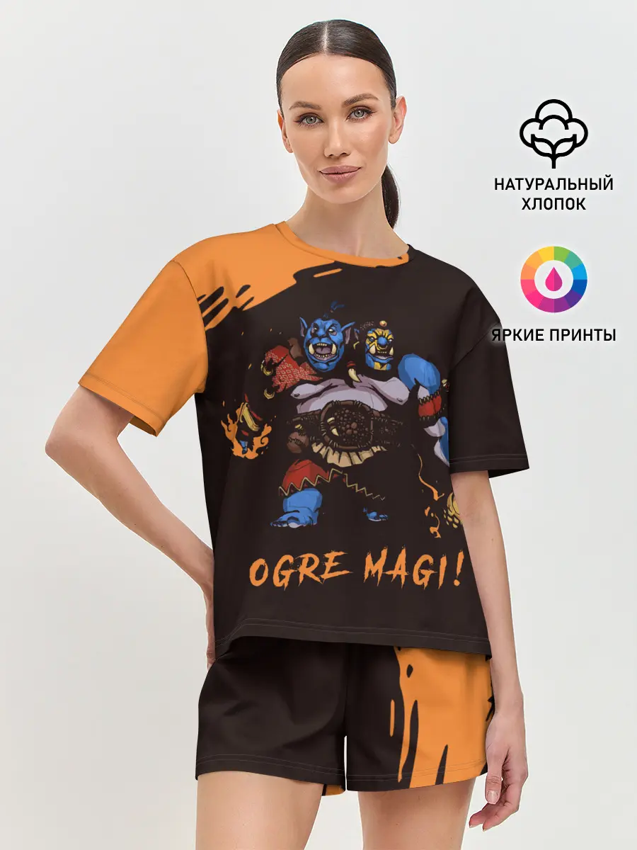 Женская пижама с шортами / Огр | Dota 2