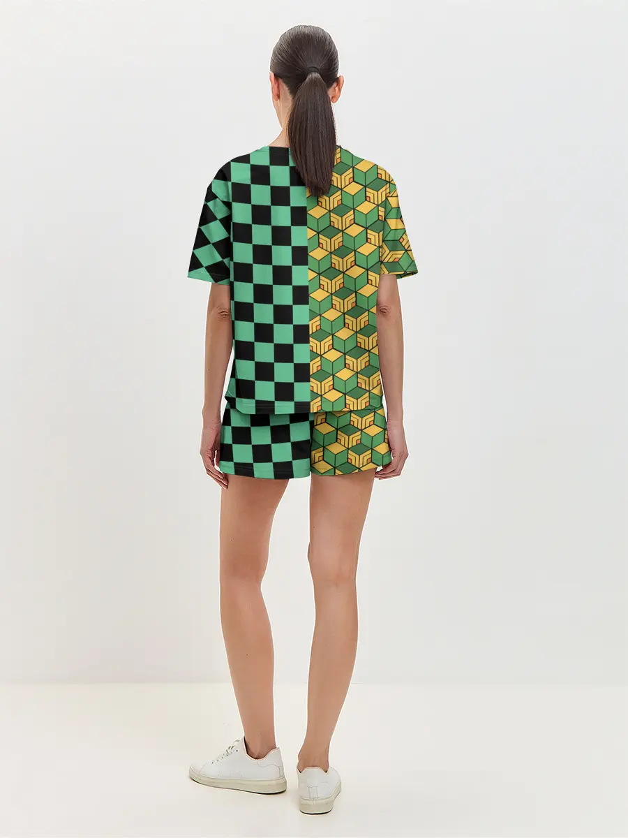 Женская пижама с шортами / ГИЮ ТОМИОКА | TANJIRO KAMADO