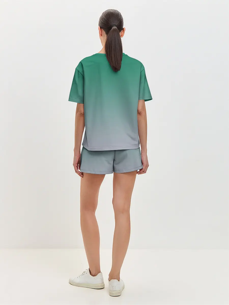 Женская пижама с шортами / официантка горшок золота