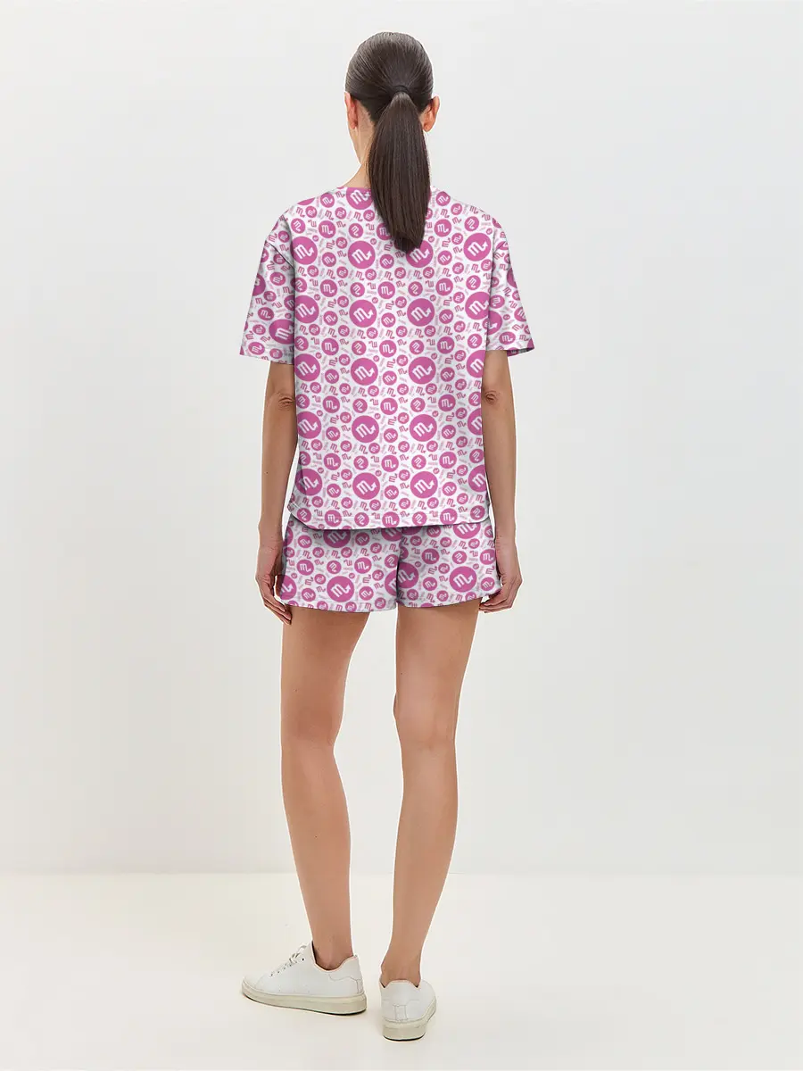 Женская пижама с шортами / Скорпион