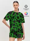 Женская пижама с шортами / Cyber cube