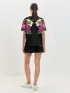 Женская пижама с шортами / Цветы