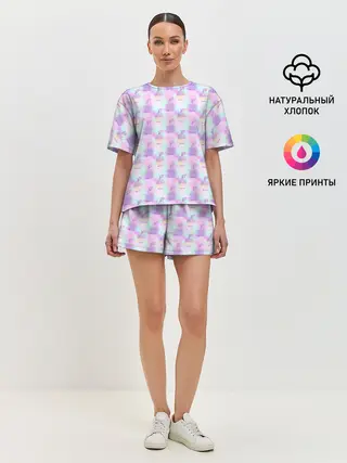 Женская пижама с шортами / Водолей