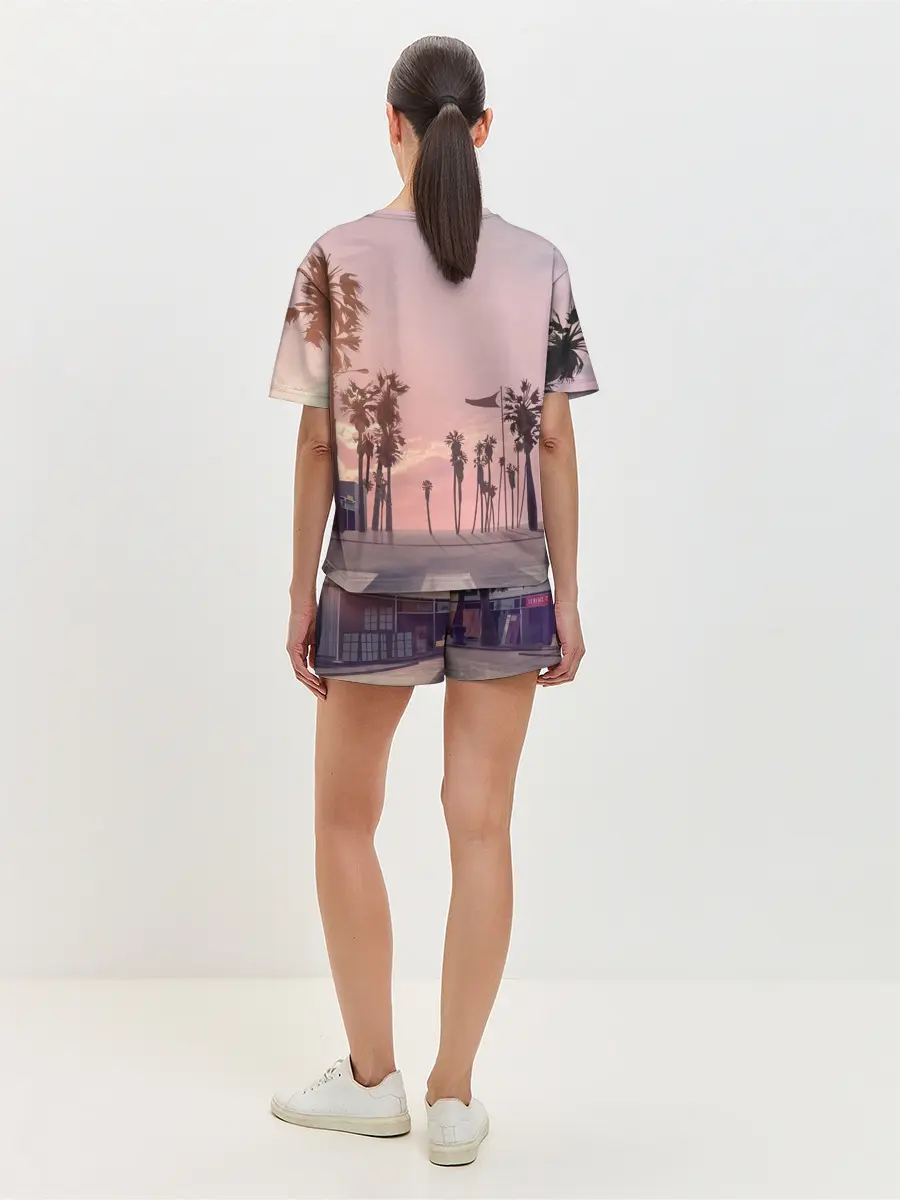 Женская пижама с шортами / Grand Theft Auto V девушка