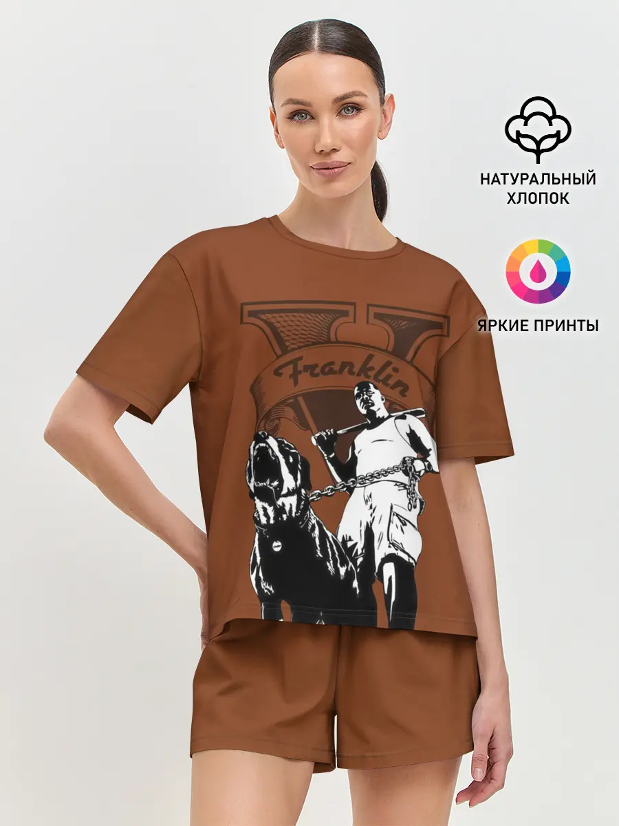 Женская пижама с шортами / Franklin | GTA