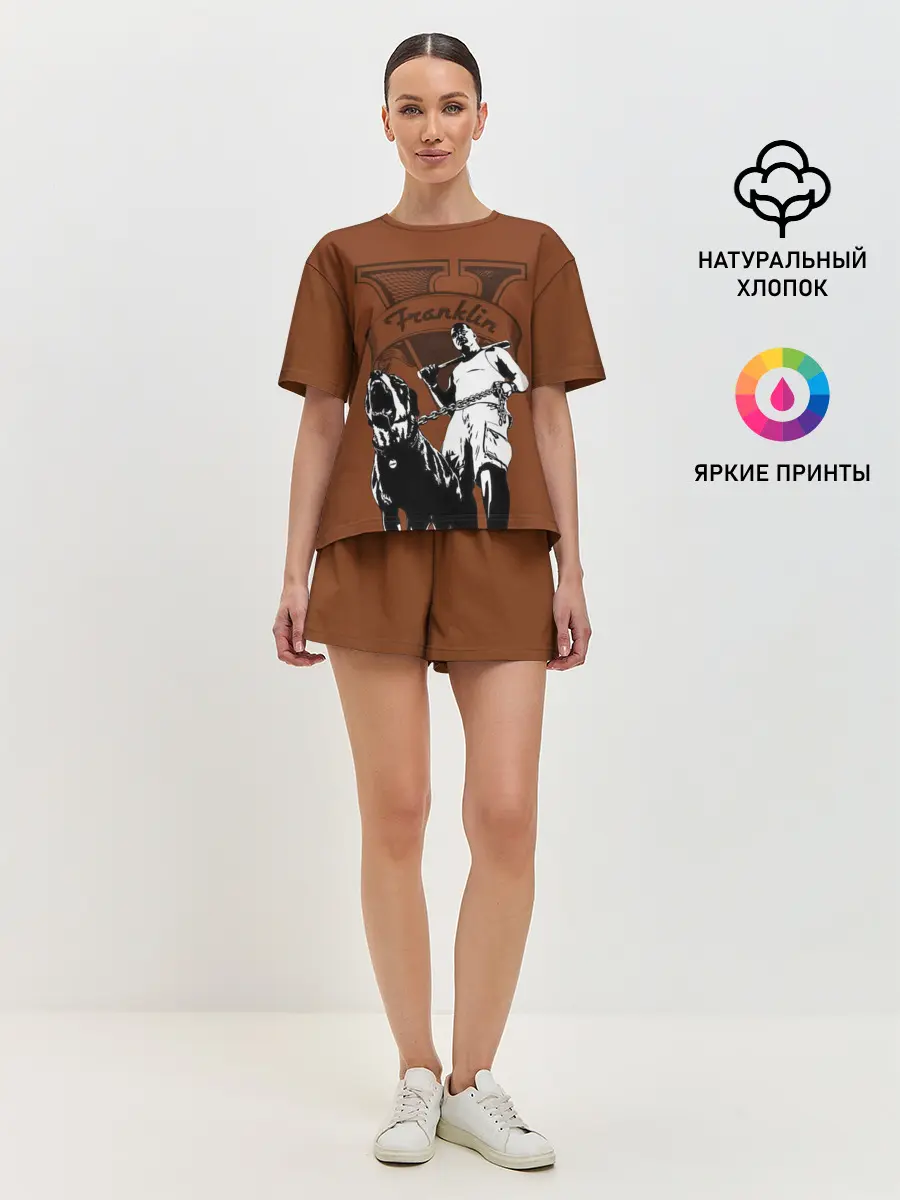 Женская пижама с шортами / Franklin | GTA