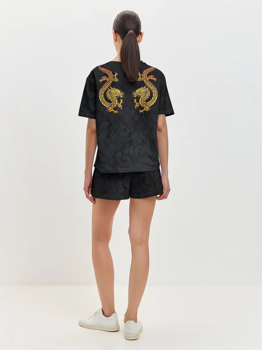 Женская пижама с шортами / GOLD CHINA DRAGONS