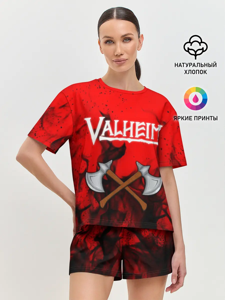 Женская пижама с шортами / VALHEIM