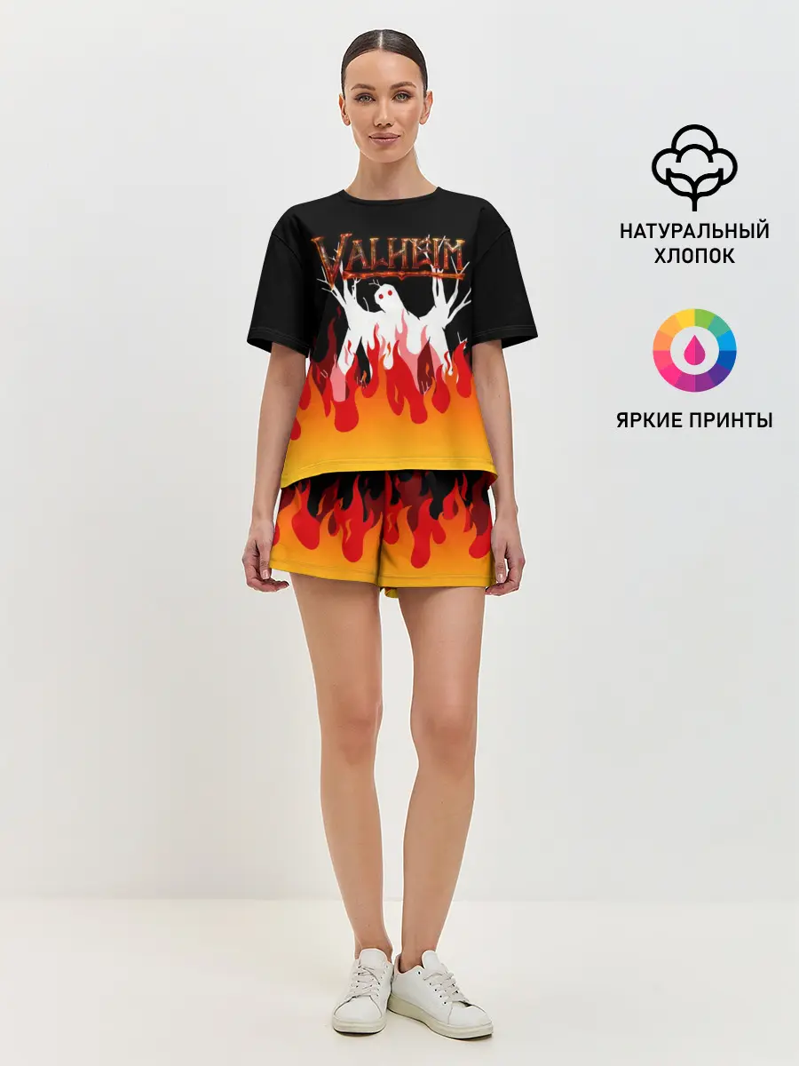 Женская пижама с шортами / VALHEIM