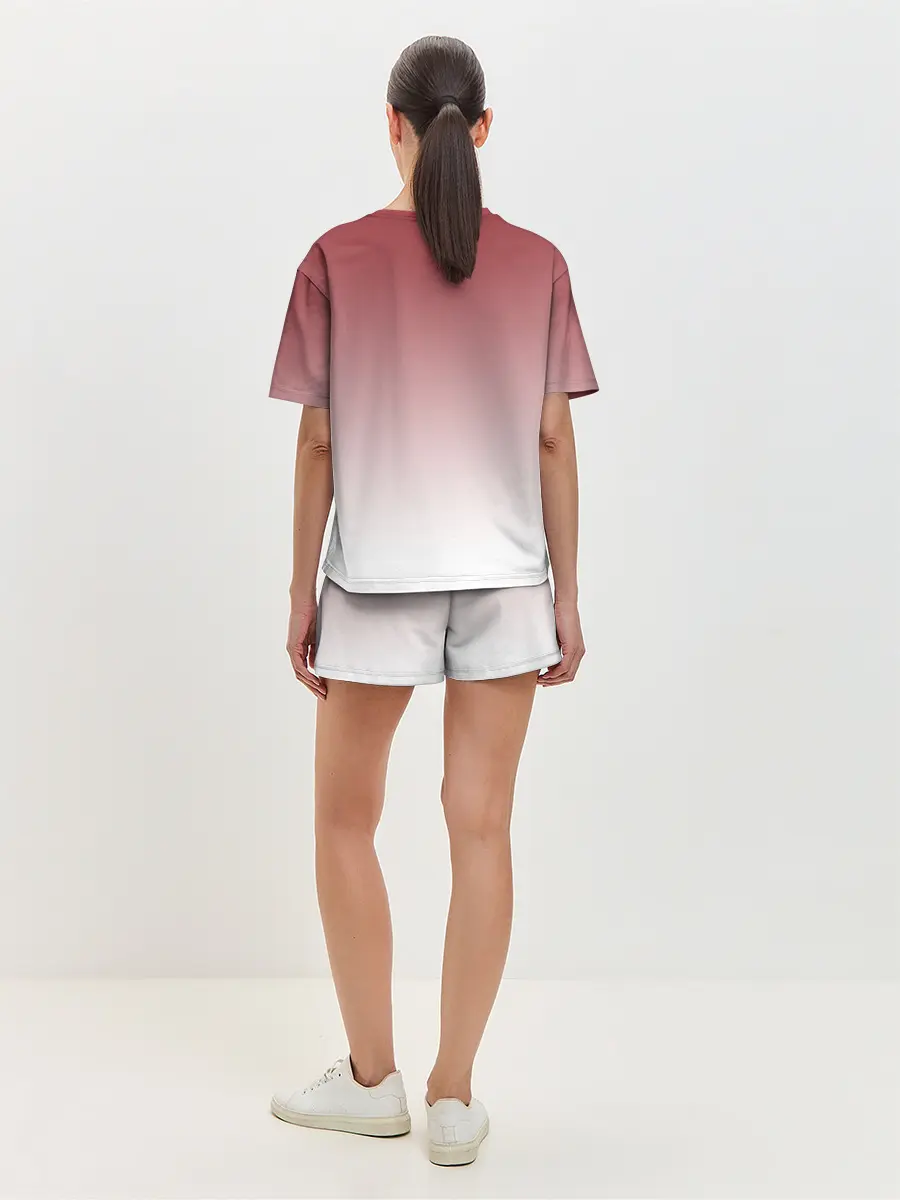 Женская пижама с шортами / малышка ушки хвост глаза