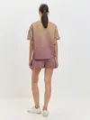 Женская пижама с шортами / девочка ушки кофе
