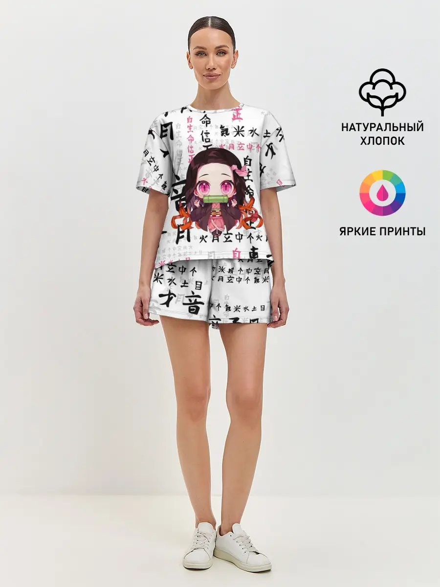 Женская пижама с шортами / НЕЗУКО