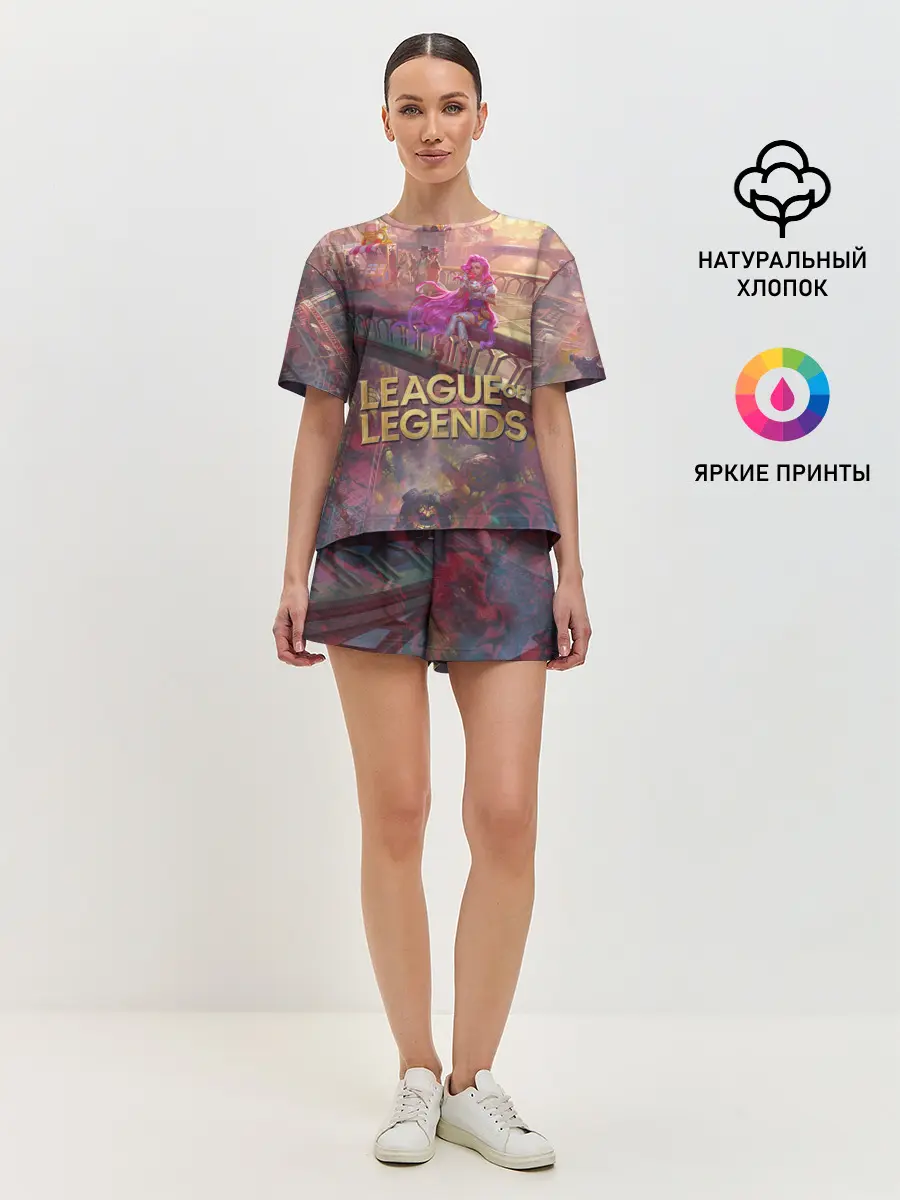 Женская пижама с шортами / Красотка | LOL