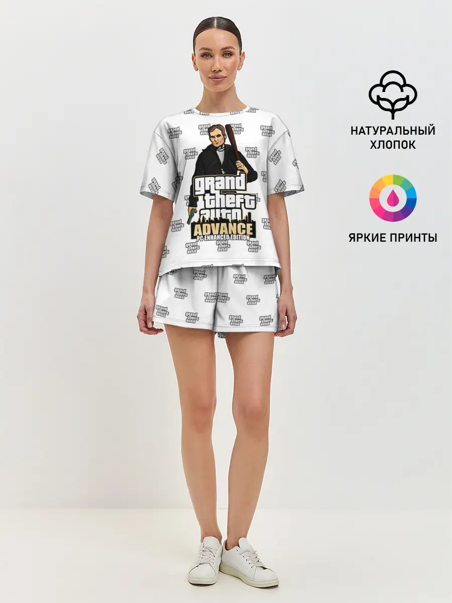 Женская пижама с шортами / Grand Theft Auto ADVANCE