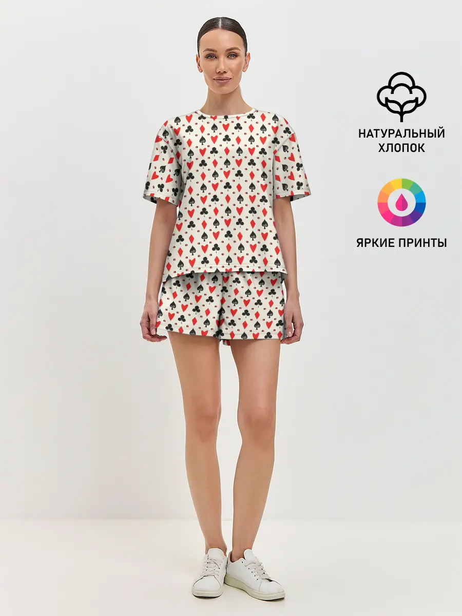 Женская пижама с шортами / Масти