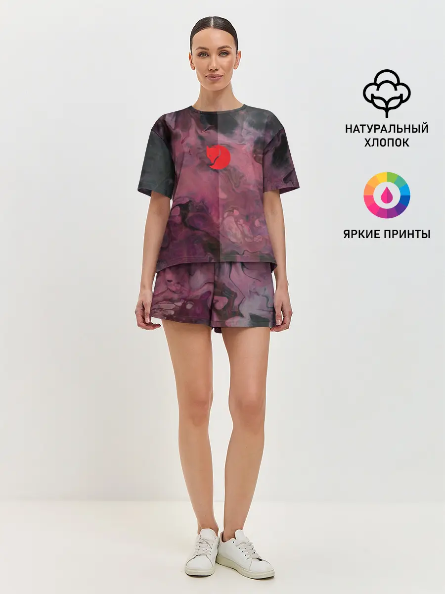 Женская пижама с шортами / Fjall Raven | Дизайнерская