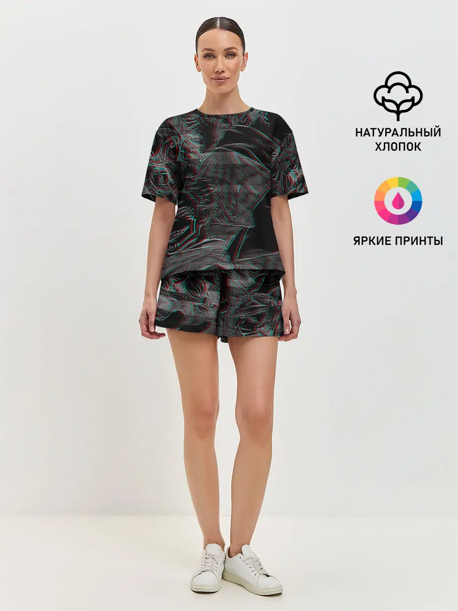 Женская пижама с шортами / Jujutsu Kaisen | Glitch