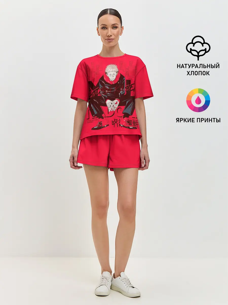 Женская пижама с шортами / Итадори Юдзи Магическая Битва