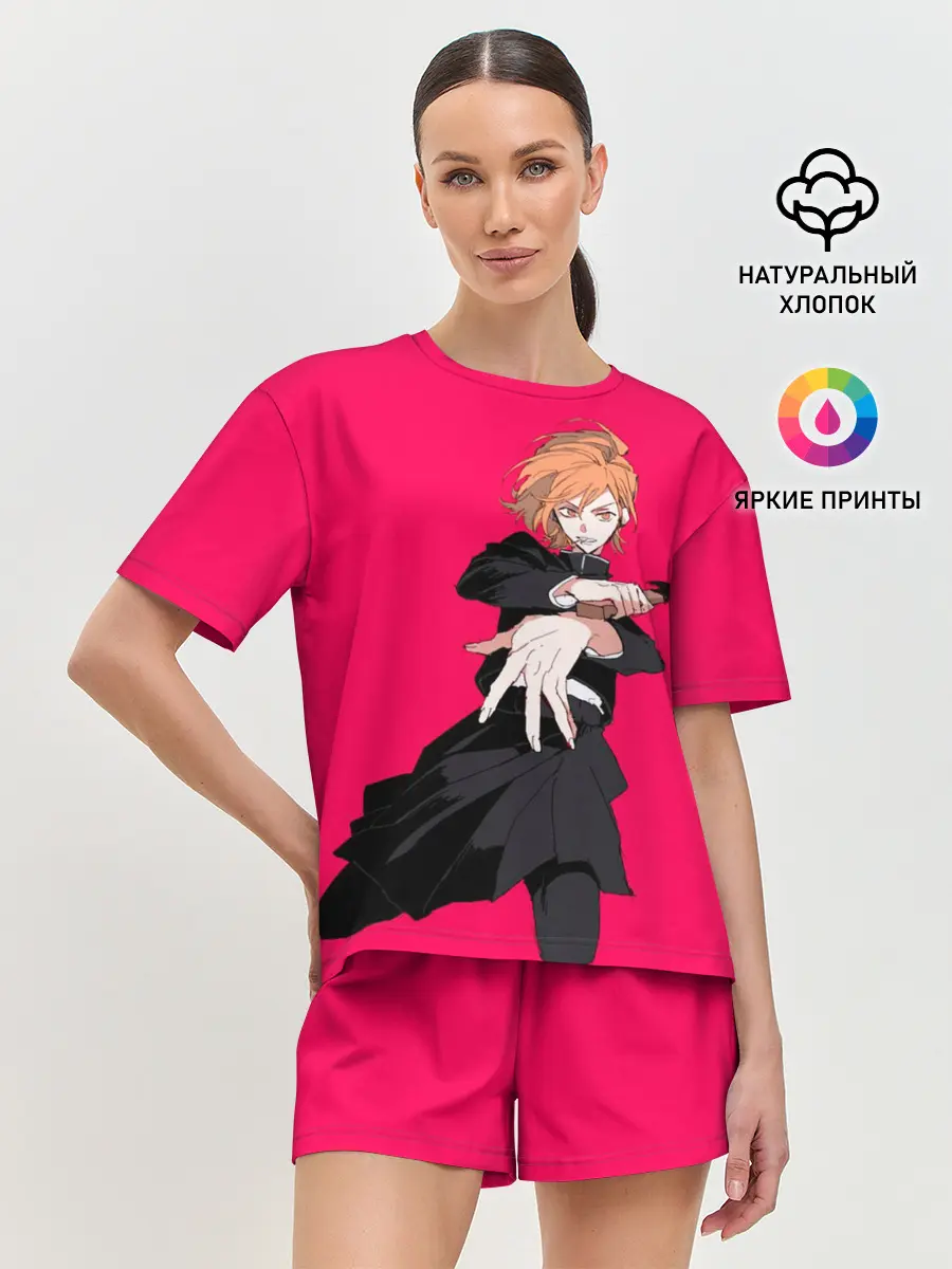 Женская пижама с шортами / Нобара Магическая Битва