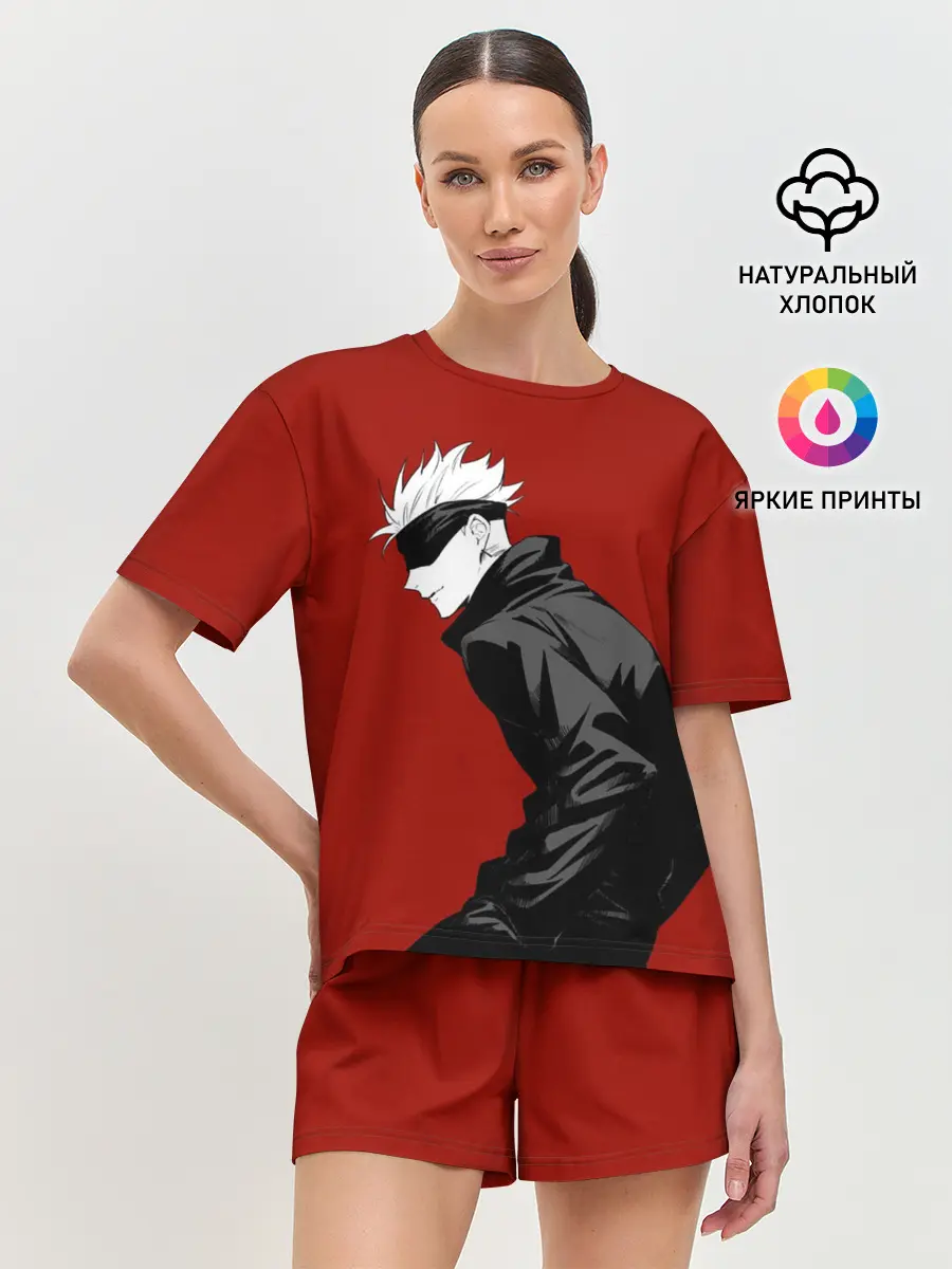 Женская пижама с шортами / Годжо Магическая Битва