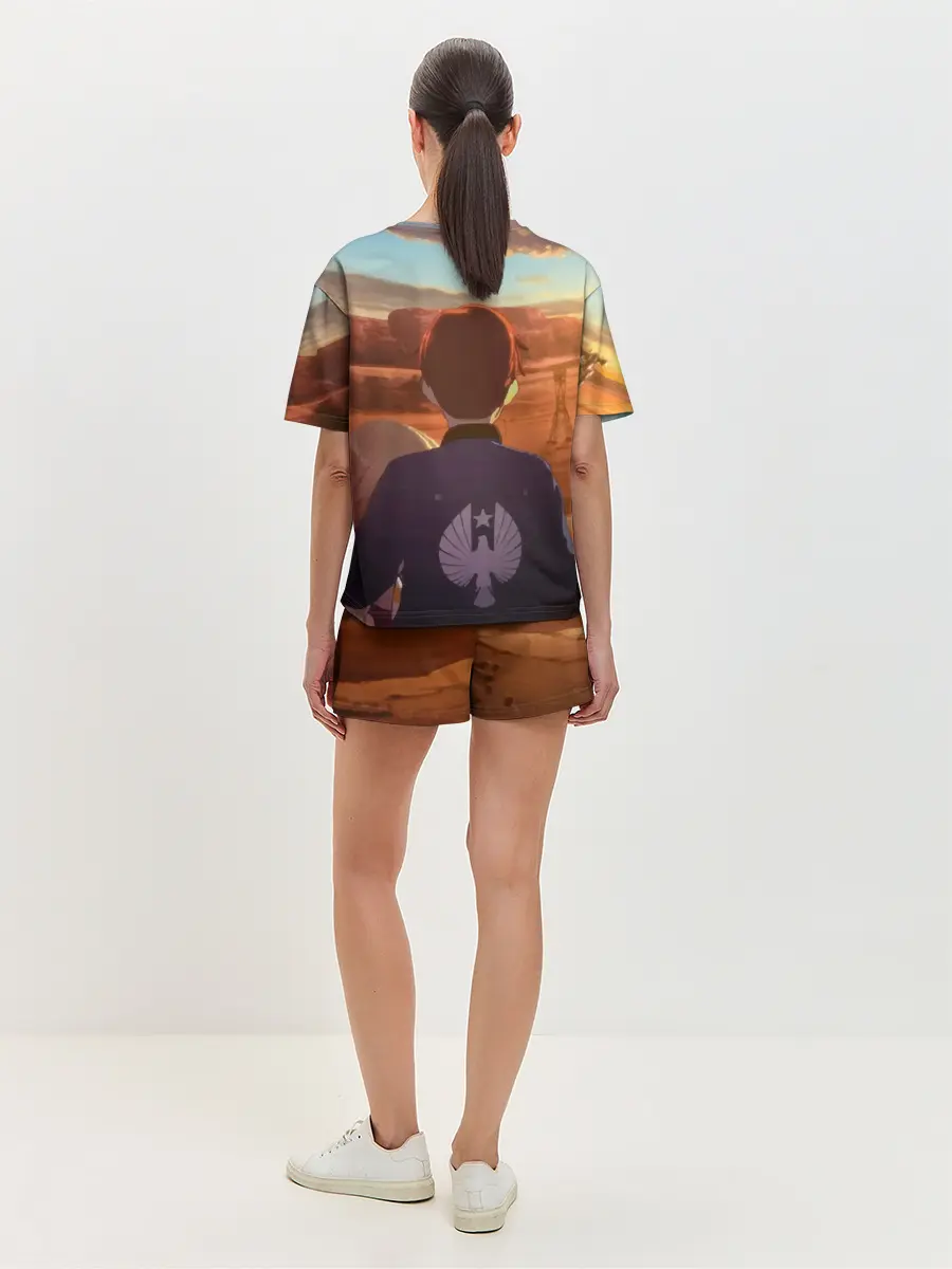 Женская пижама с шортами / Тихоокеанский рубеж