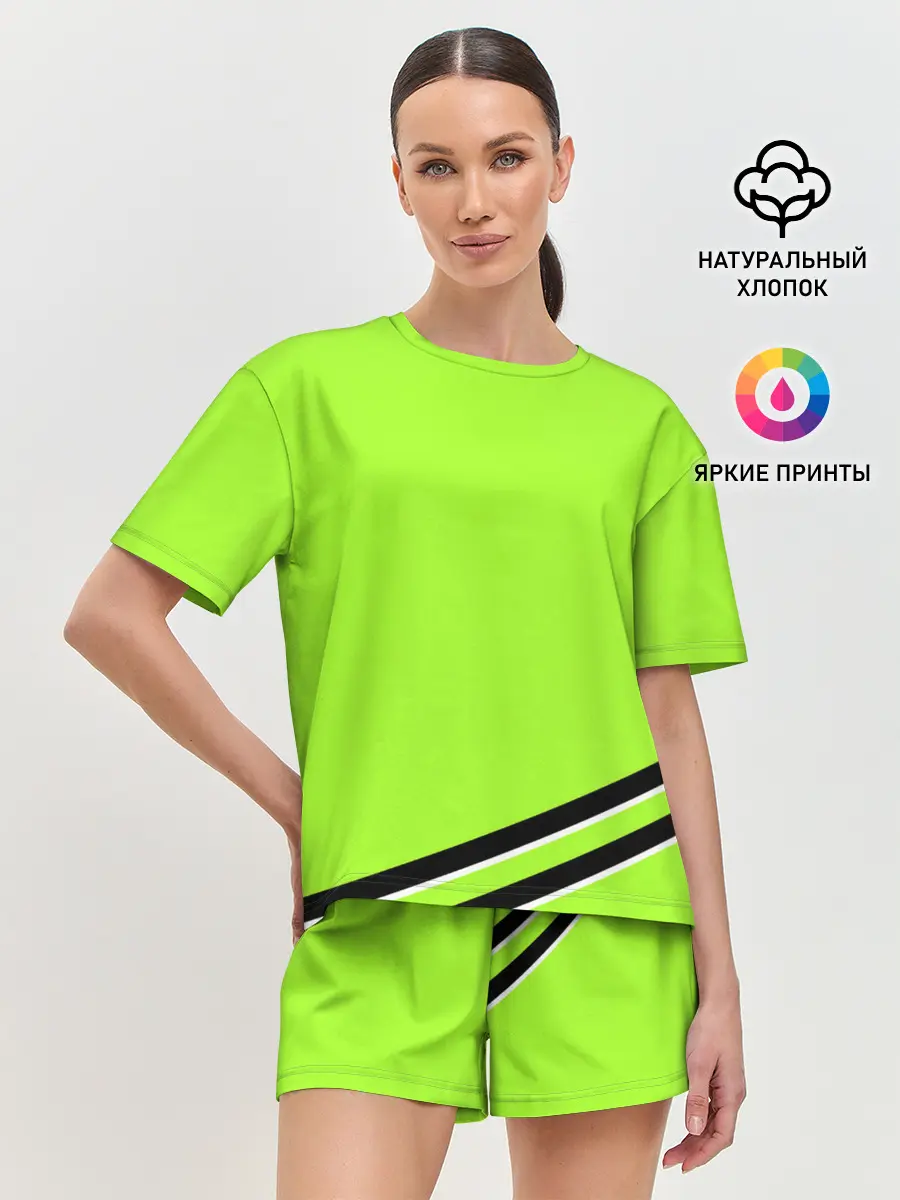 Женская пижама с шортами / Собака