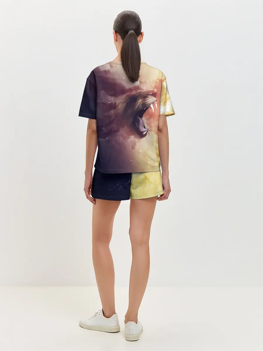 Женская пижама с шортами / TIGER ROAR