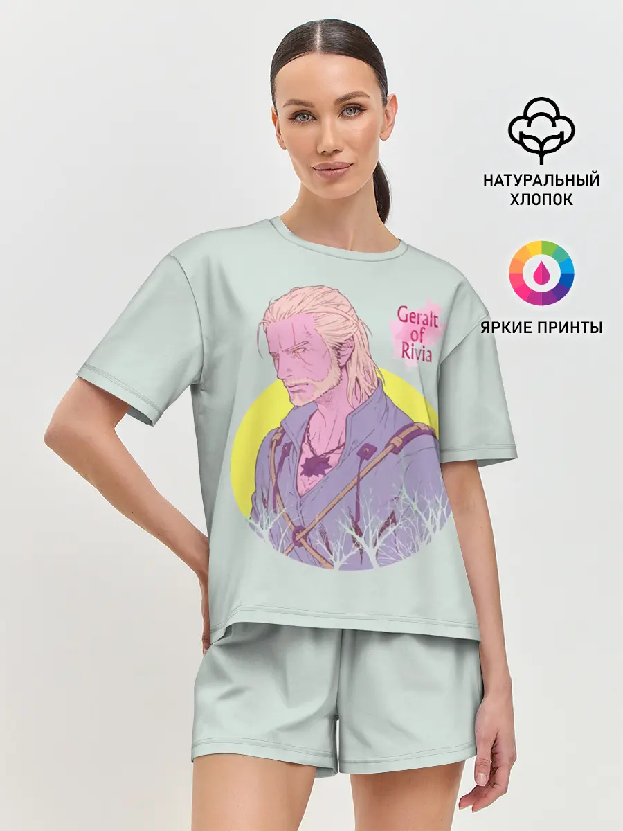 Женская пижама с шортами / Geralt of Rivia | Ведьмак
