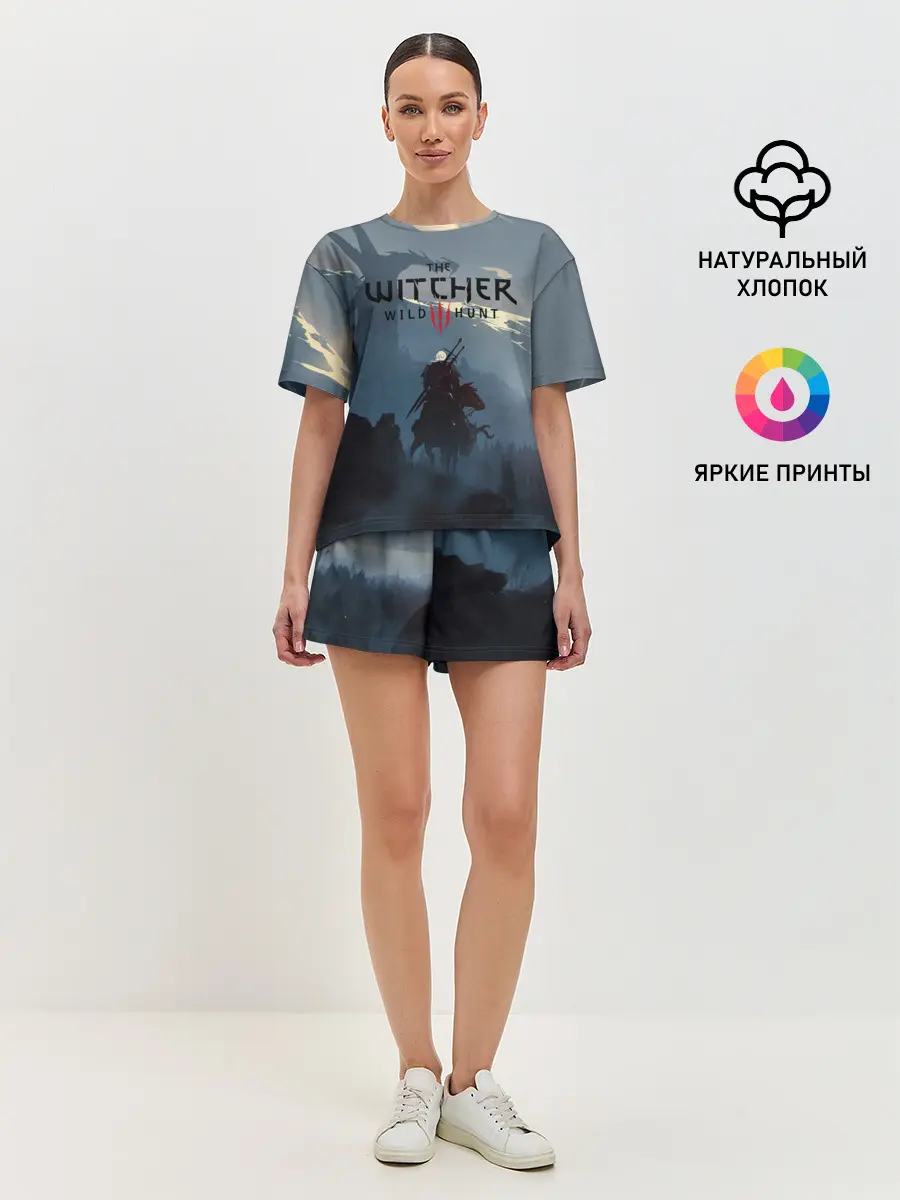 Женская пижама с шортами / Ведьмак