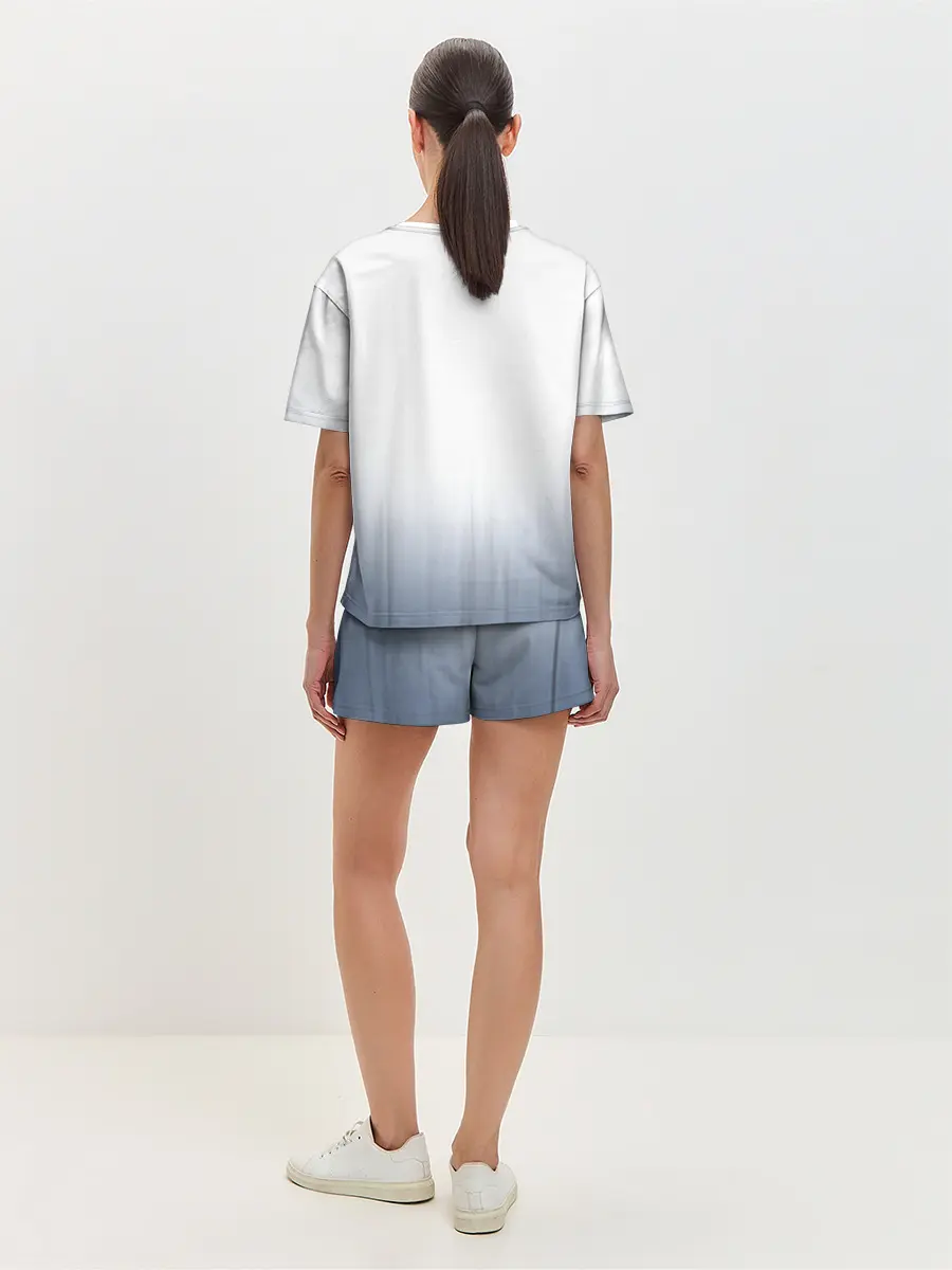 Женская пижама с шортами / Птичья любовь