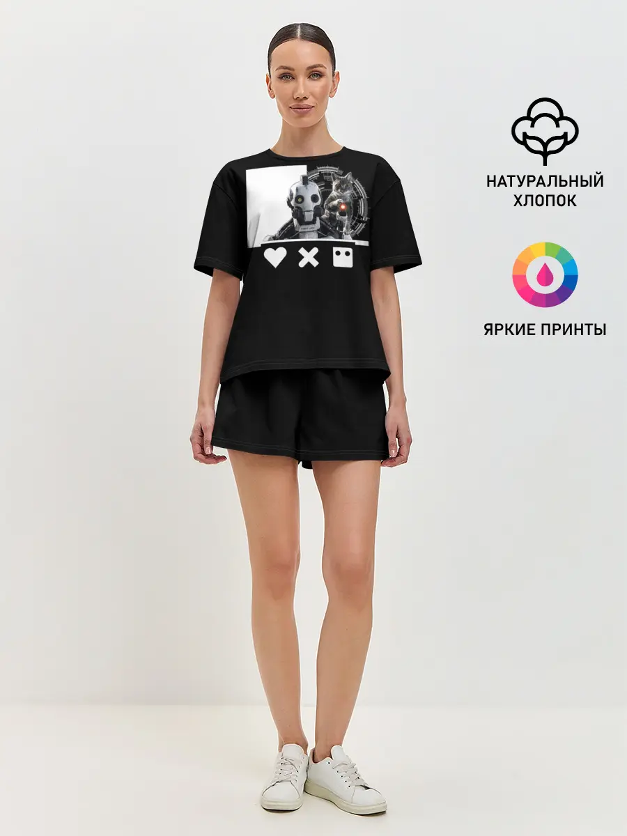 Женская пижама с шортами / Андроид XBOT 4000
