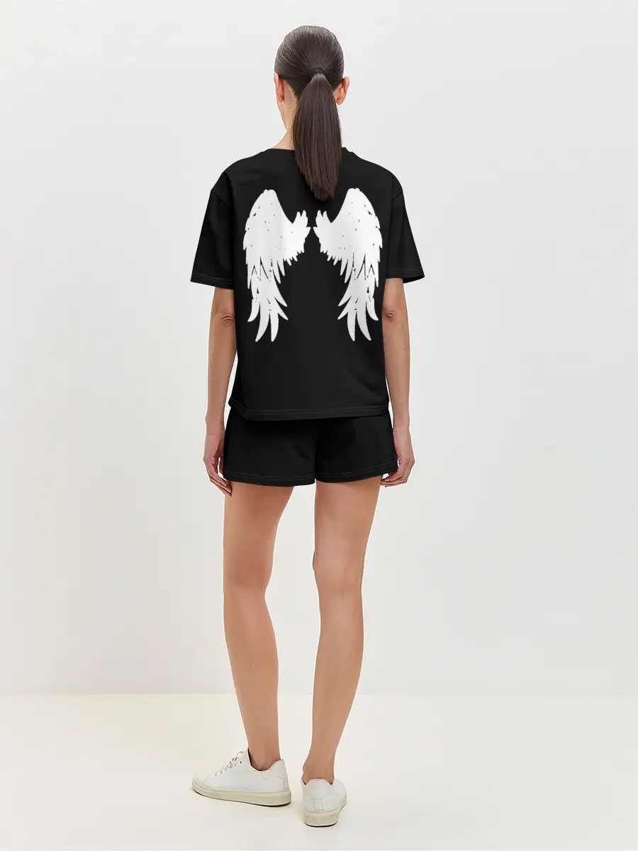 Женская пижама с шортами / GOOD OMENS | БЛАГИЕ ЗНАМЕНИЯ