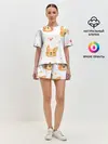 Женская пижама с шортами / Милый Корги