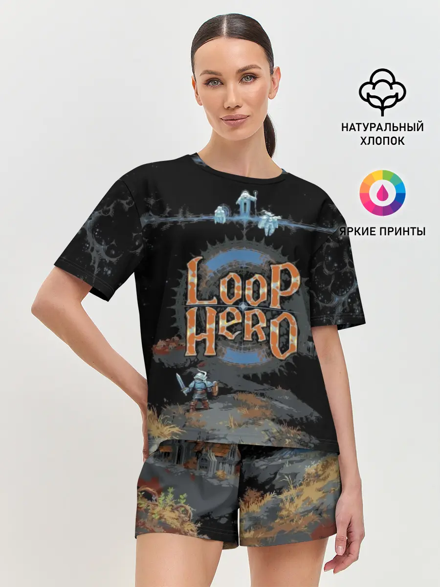 Женская пижама с шортами / Loop Hero