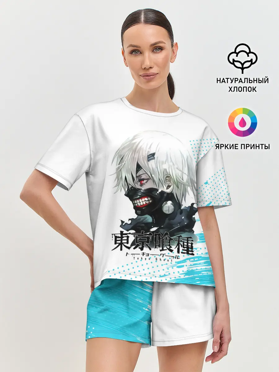 Женская пижама с шортами / Канеки Кен